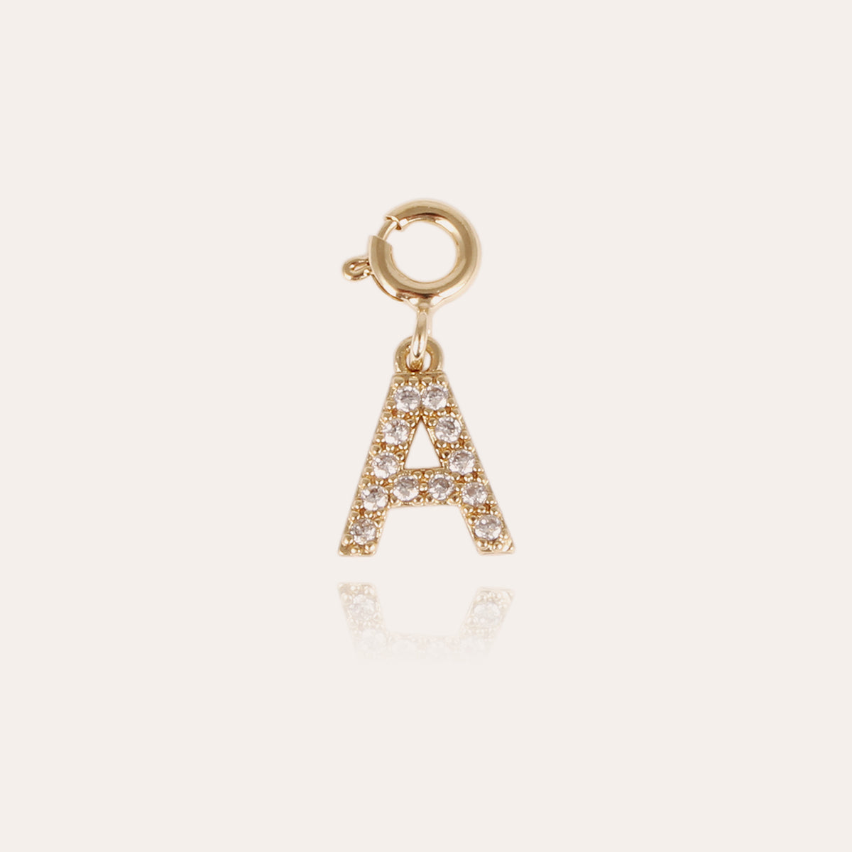 gas-bijoux-charms-pendentif-lettre-a-strass-dor-2cm image 2