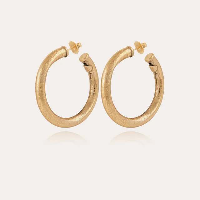 gas-bijoux-boucles-d-oreilles-cr-oles-maoro-petit-mod-le-dor-es-grav-es image 1