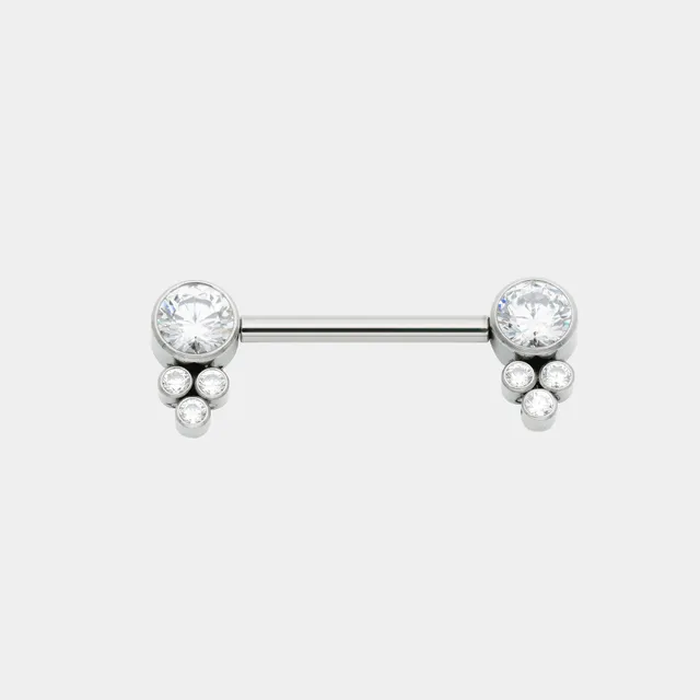 obsidian-piercing-alya-barre-de-t-ton-threadless-cristaux-tincelants-un-embout-a image 1
