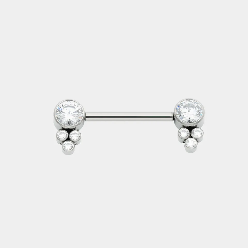 obsidian-piercing-alya-barre-de-t-ton-threadless-cristaux-tincelants-un-embout-a image 1