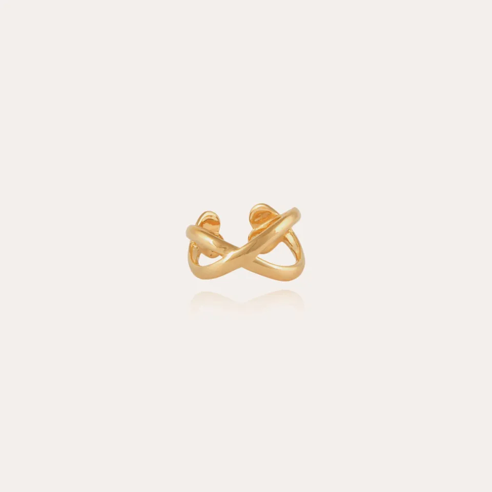 gas-bijoux-bague-destin-e-dor-e-joncs-entrelac-s-ajustable image 1