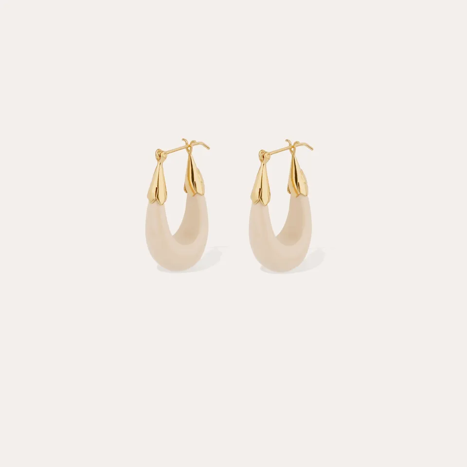 gas-bijoux-boucles-d-oreilles-cume-petit-mod-le-ac-tate-ivoire-texture-vagues-po image 1