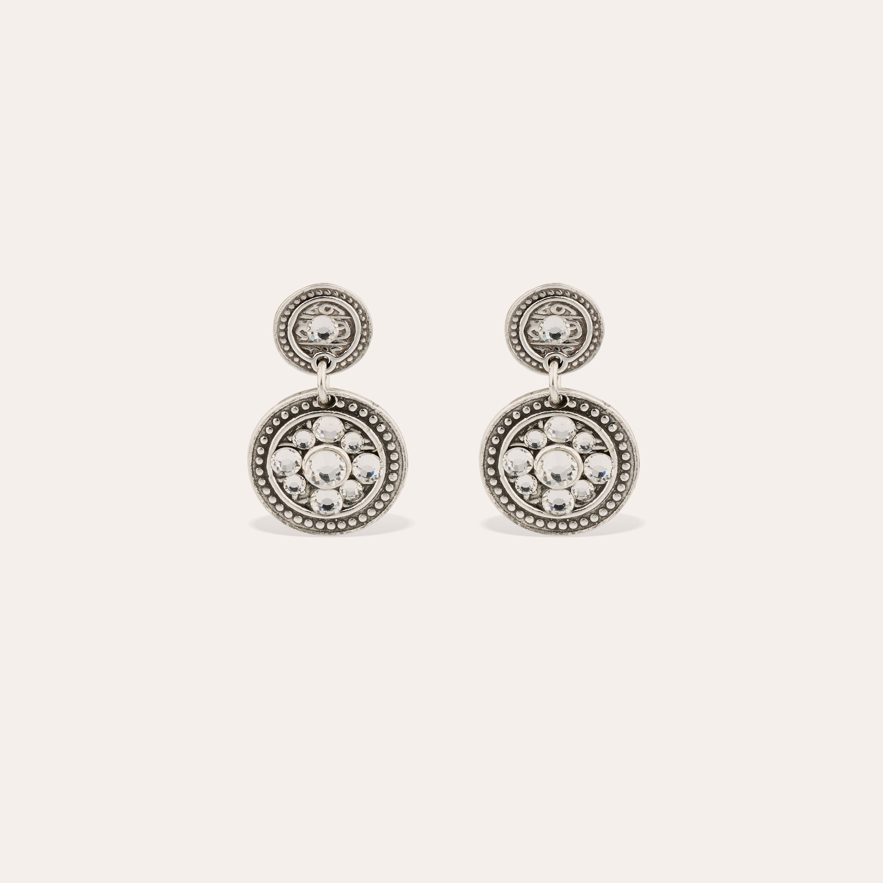 gas-bijoux-sequin-boucles-d-oreilles-pendantes-argent-es-strass image 1