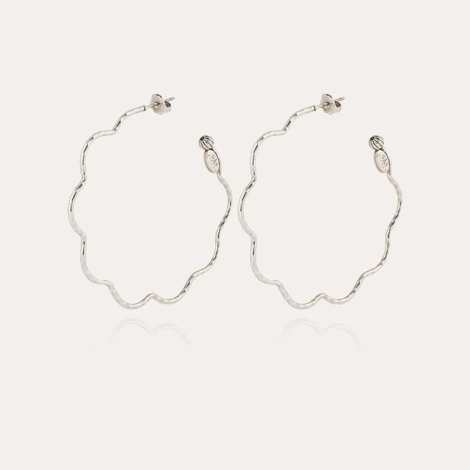gas-bijoux-boucles-d-oreilles-cr-oles-florette-argent-es image 1
