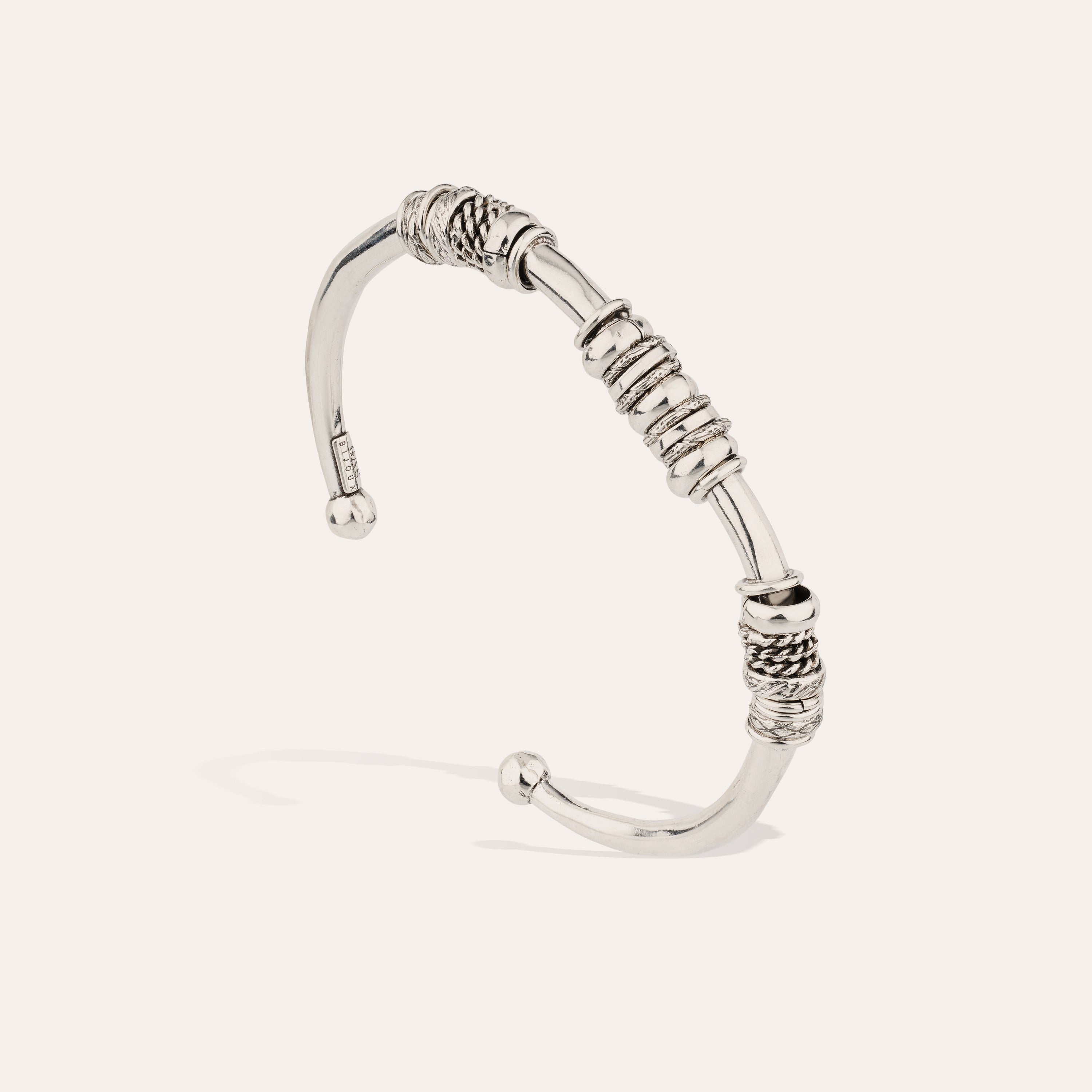 gas-bijoux-bracelet-jonc-maranzana-grand-mod-le-argent-anneaux-d-inspiration-vin image 2