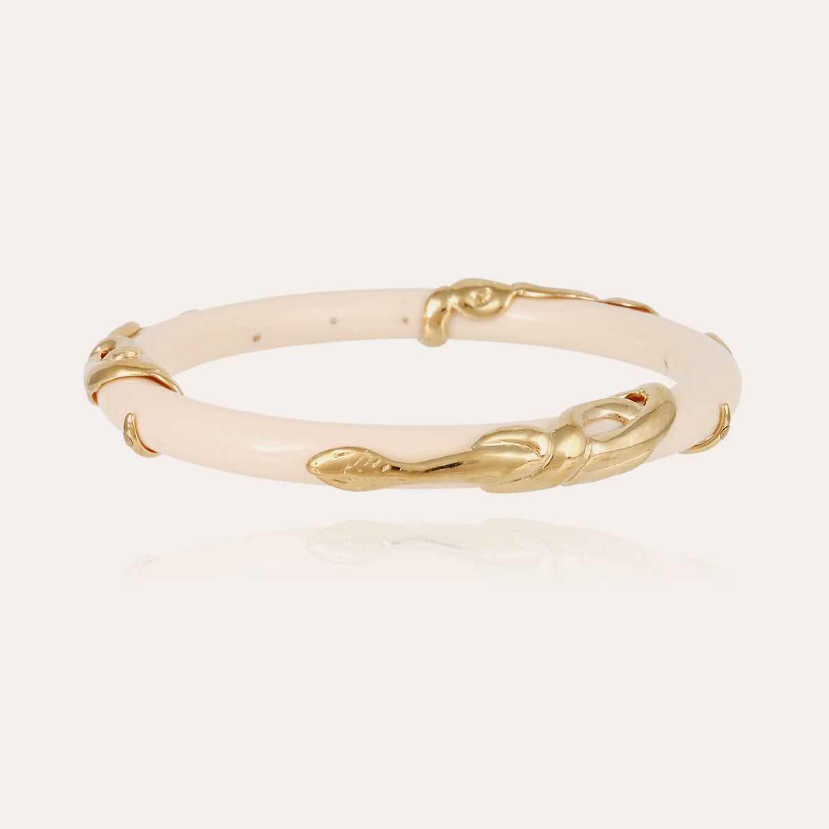 gas-bijoux-cobra-bracelet-jonc-en-ac-tate-ivoire-avec-serpent-dor-l-or-fin image 3
