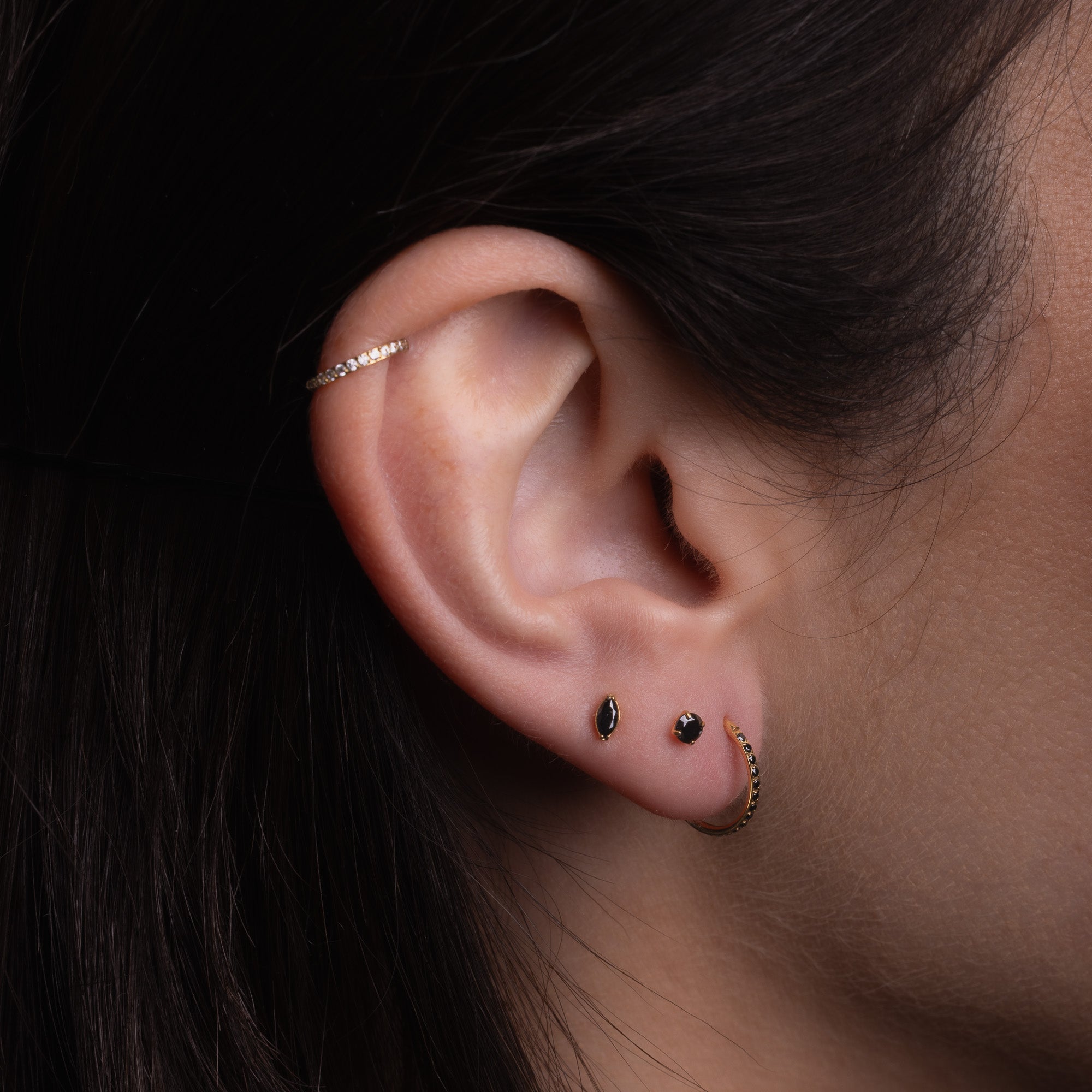 obsidian-piercing-eternity-anneau-clicker-titane-cristaux-sertis-lat-raux-pour-d image 3