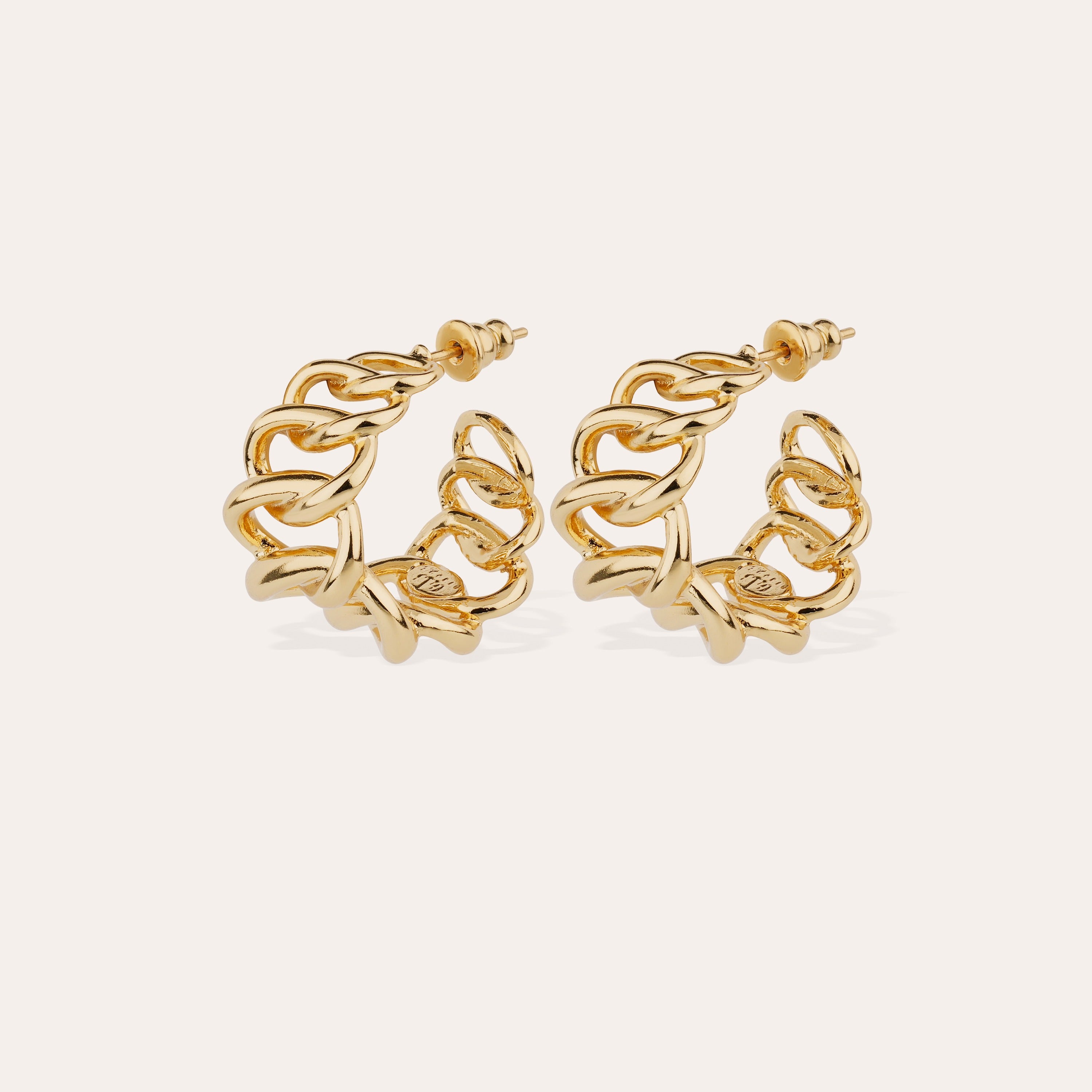 gas-bijoux-bronx-boucles-d-oreilles-cr-oles-dor-es-maille-gourmette image 1