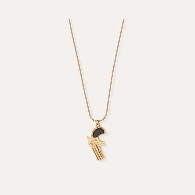 gas-bijoux-collier-clint-grand-mod-le-dor-pendentif-pistolet-martel image 1