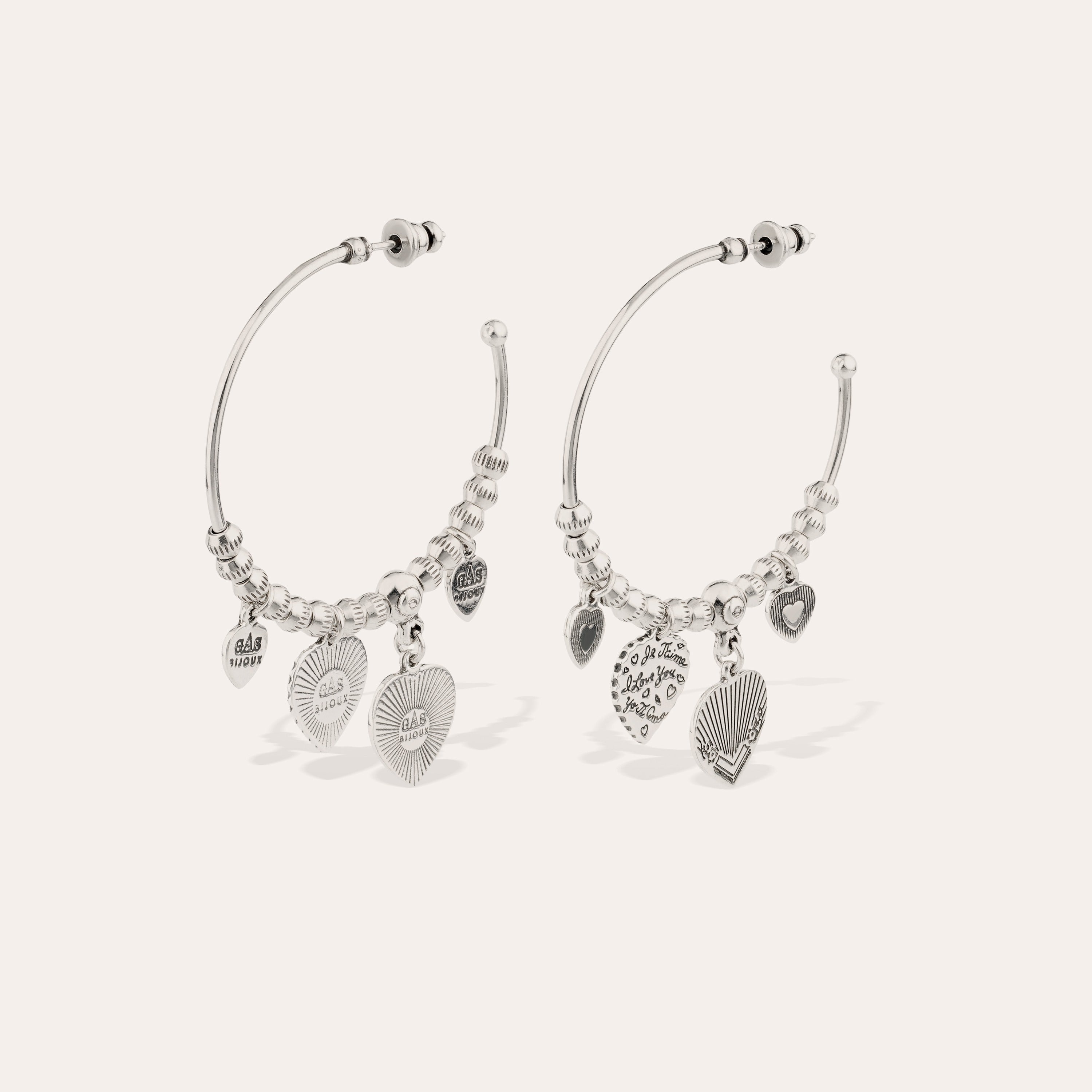 gas-bijoux-cr-oles-i-love-you-mini-cr-oles-argent-es-c-urs-grav-s-je-t-aime-mult image 1
