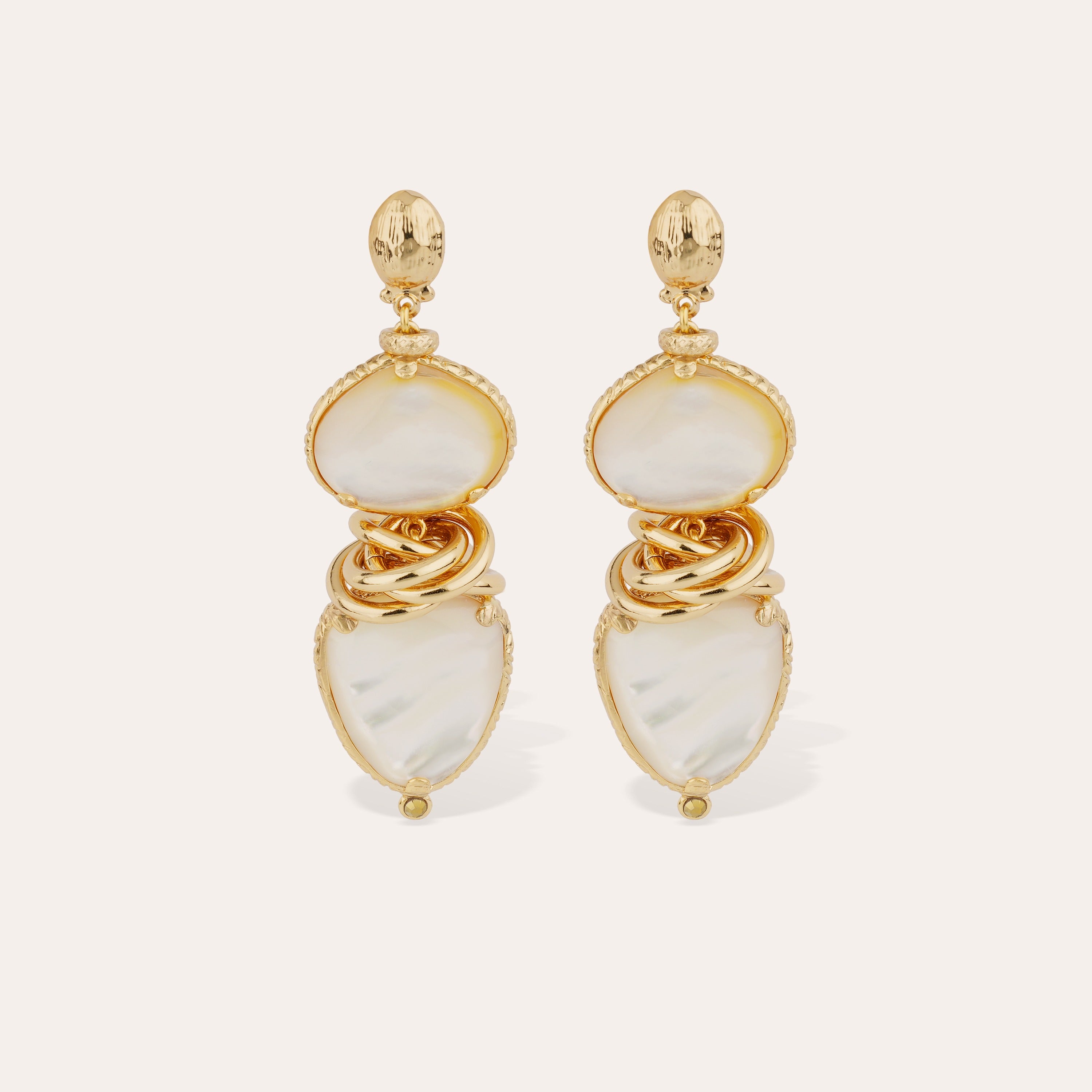 gas-bijoux-sirena-boucles-d-oreilles-dor-es-l-or-fin-nacre-blanche image 1