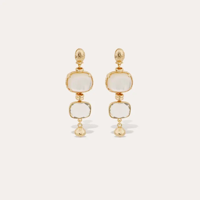 gas-bijoux-boucles-d-oreilles-sil-ne-petit-mod-le-nacre-blanche-cristal image 1