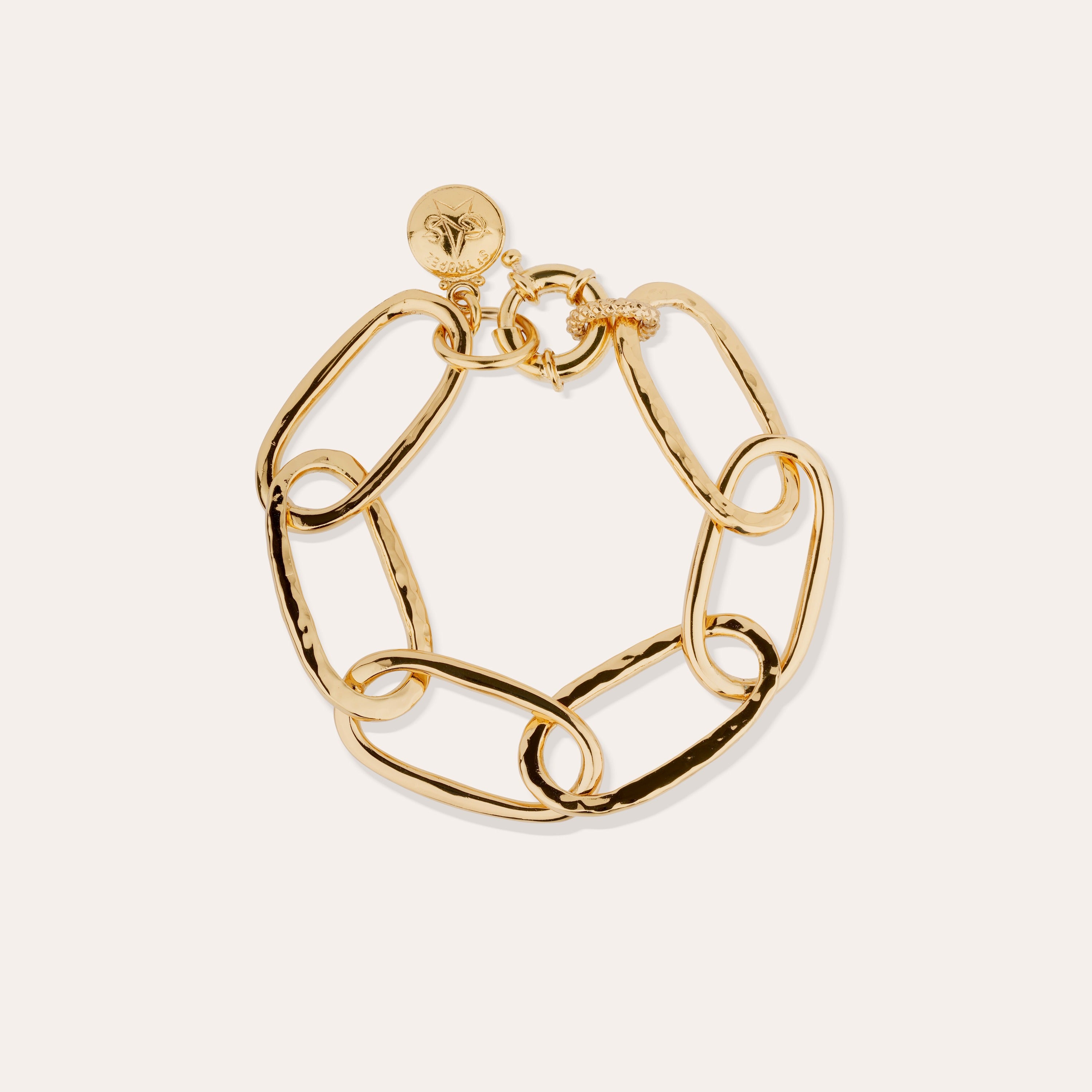 gas-bijoux-bracelet-maille-ovale-grand-mod-le-dor-l-or-fin-taille-ajustable image 3