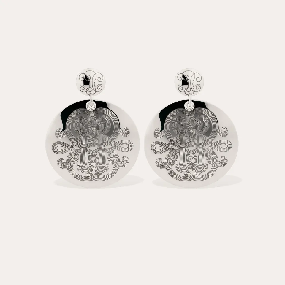 gas-bijoux-boucles-d-oreilles-diva-grand-mod-le-m-daillon-argent-grav-de-volutes image 1