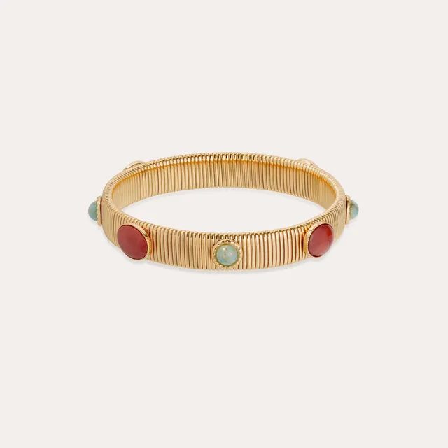 gas-bijoux-bracelet-strada-serti-petit-mod-le-dor-maille-tubogas image 1