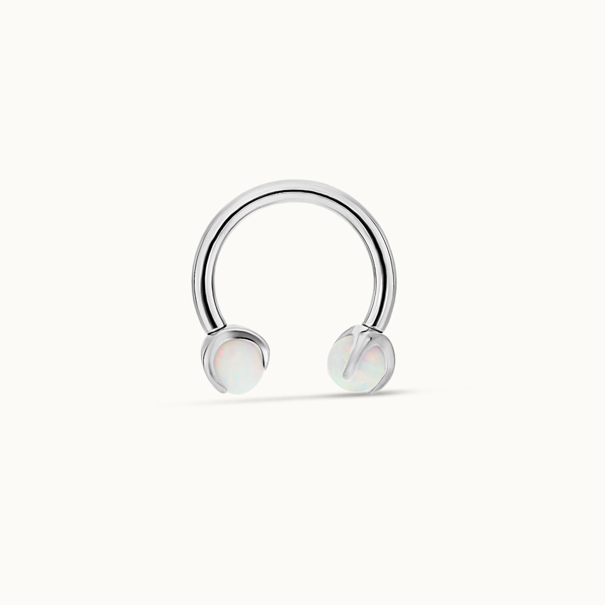 obsidian-piercing-fer-cheval-opale-blanche-septum-daith-titane image 3