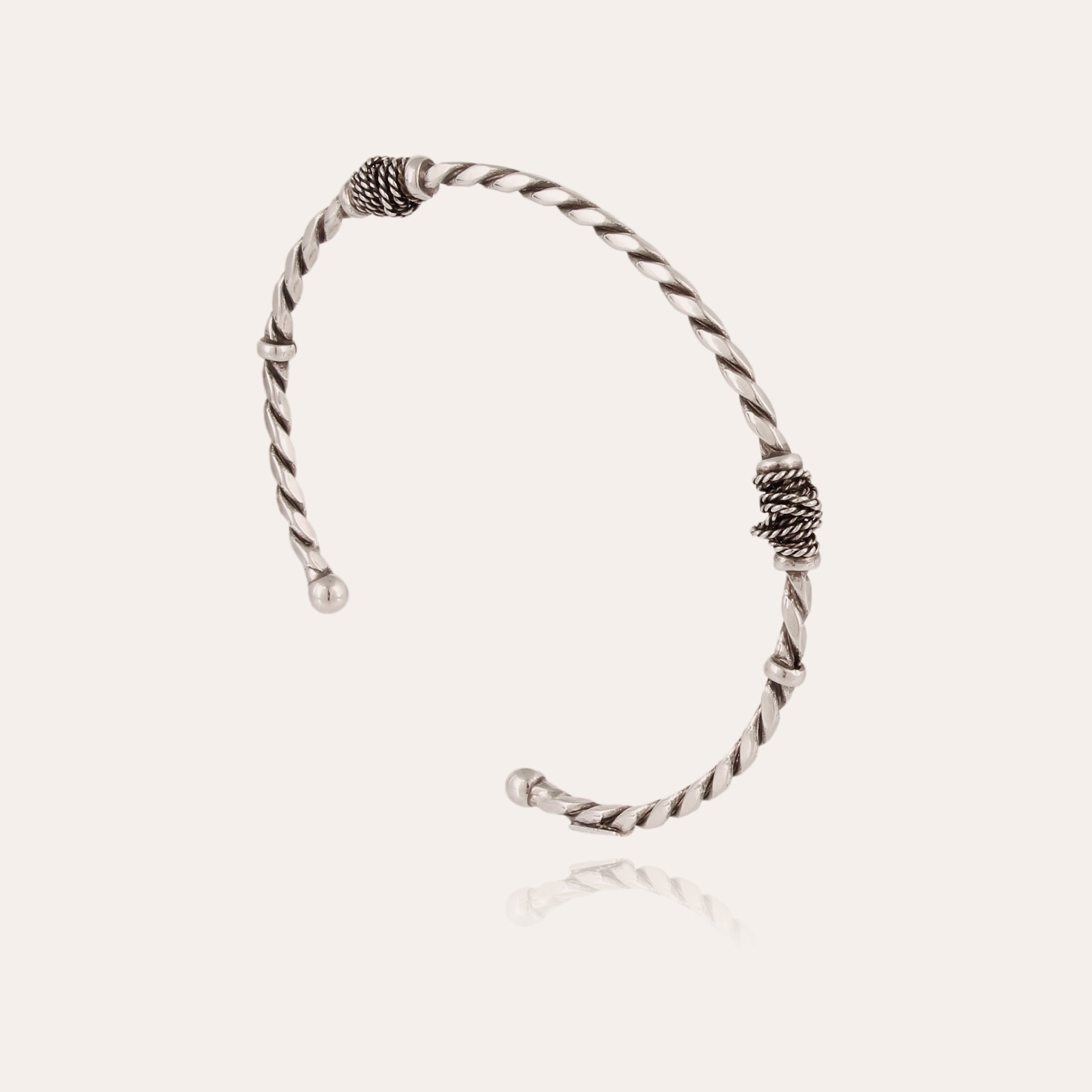 gas-bijoux-bracelet-jonc-torsade-petit-mod-le-argent-ajustable image 3