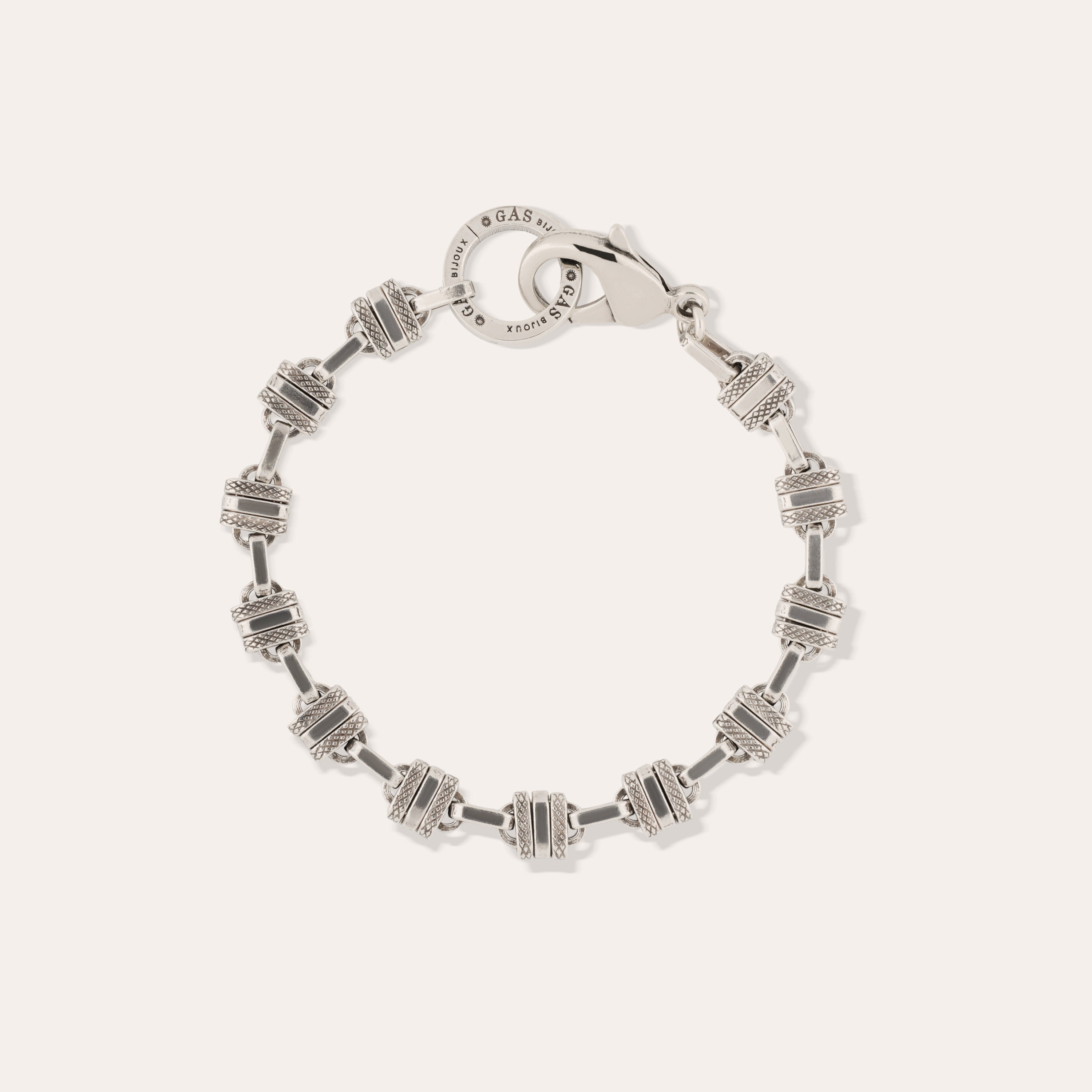 gas-bijoux-bracelet-rayl-argent-maillons-cubiques image 2