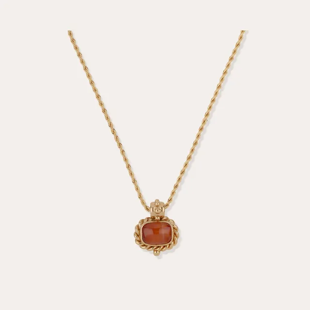 gas-bijoux-amarante-collier-dor-cornaline image 1