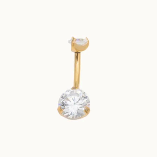 obsidian-piercing-zaniah-piercing-de-nombril-double-zircon-griff-titane-grade-im image 1