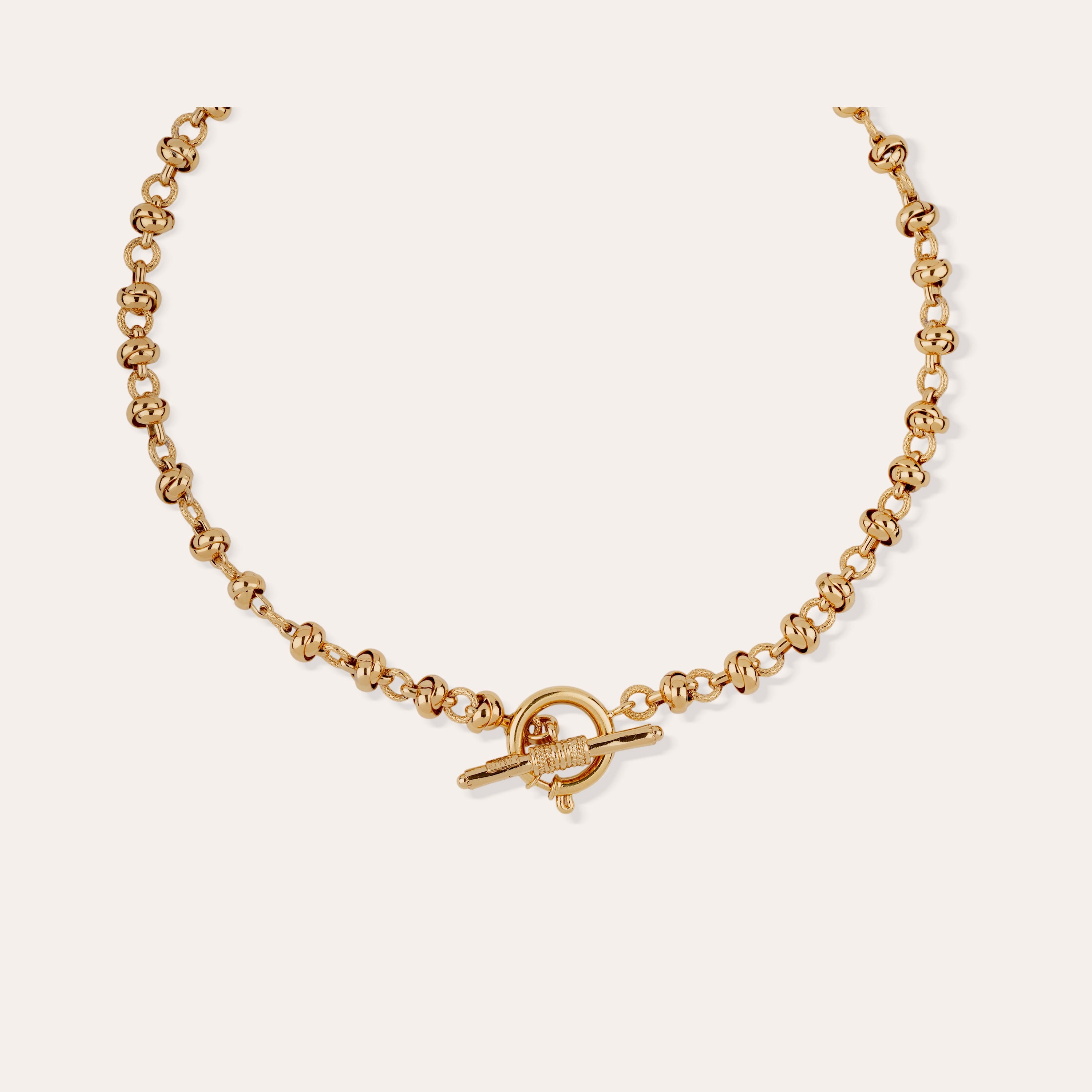 gas-bijoux-collier-atik-cha-ne-dor-e-maillons-lisses-et-grav-s-laiton-dor-l-or-f image 5