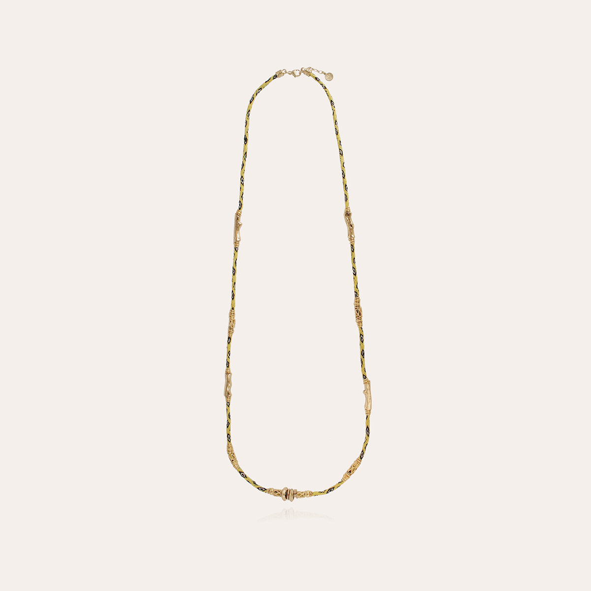 gas-bijoux-sautoir-lima-tiss-main-en-laine-d-alpaga-avec-ornements-dor-s-l-or-fi image 2
