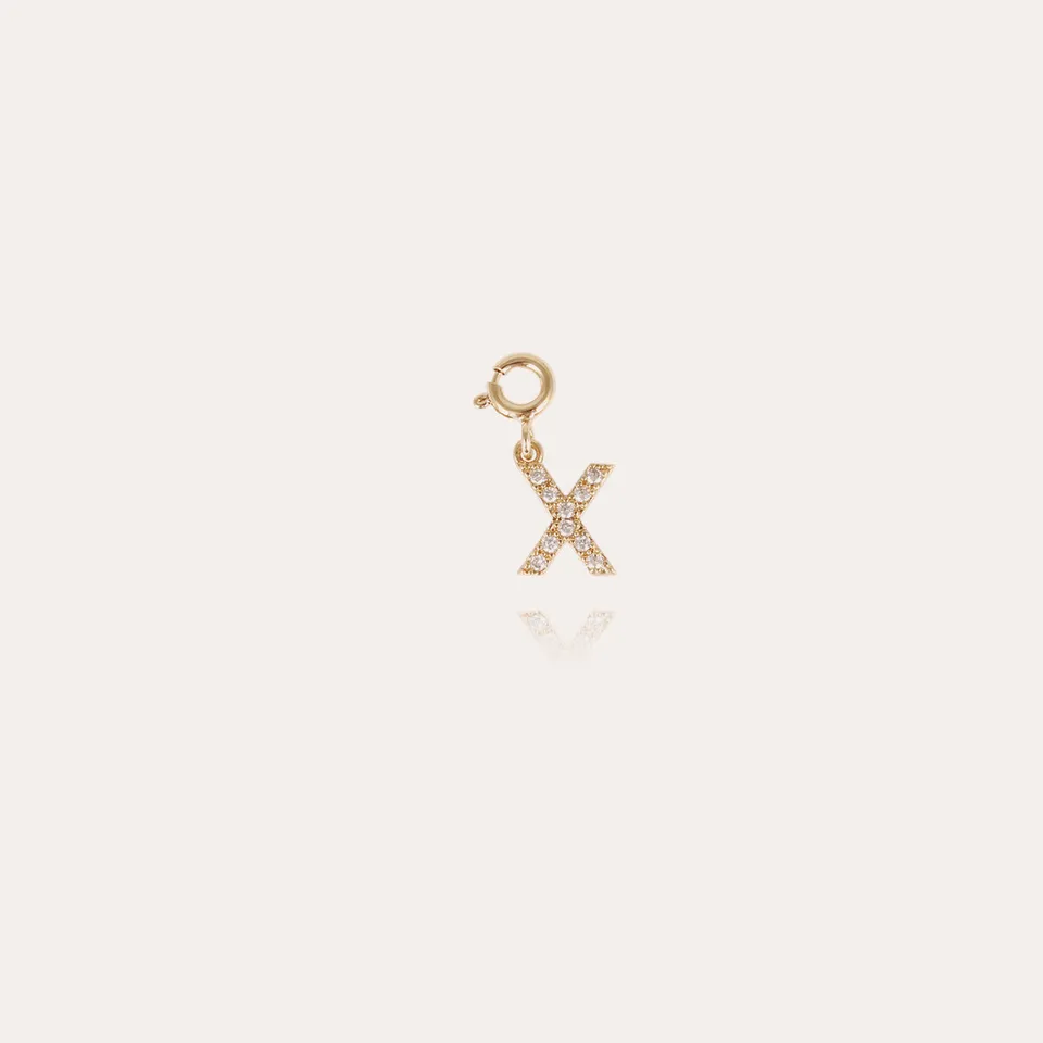 gas-bijoux-charm-pendentif-lettre-x-strass-dor-l-or-fin-2-cm image 1