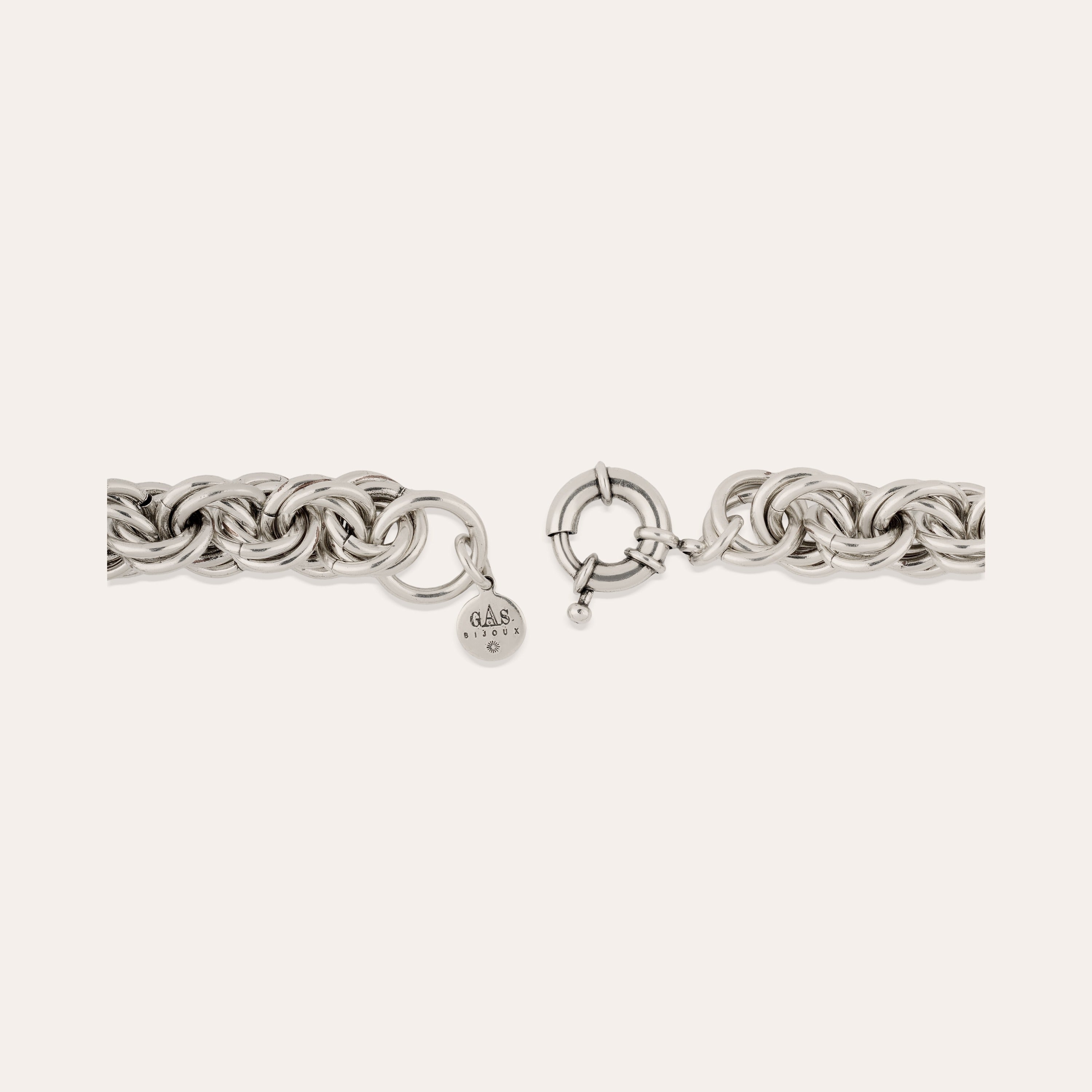 gas-bijoux-collier-maille-rond-entrecrois-argent-45-5-cm image 3