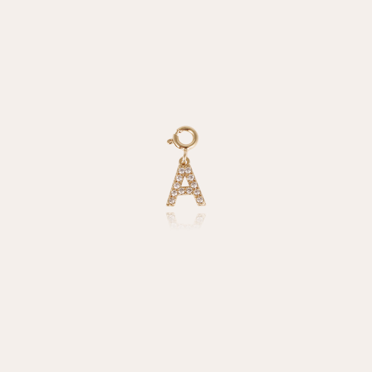 gas-bijoux-charms-pendentif-lettre-a-strass-dor-2cm image 1