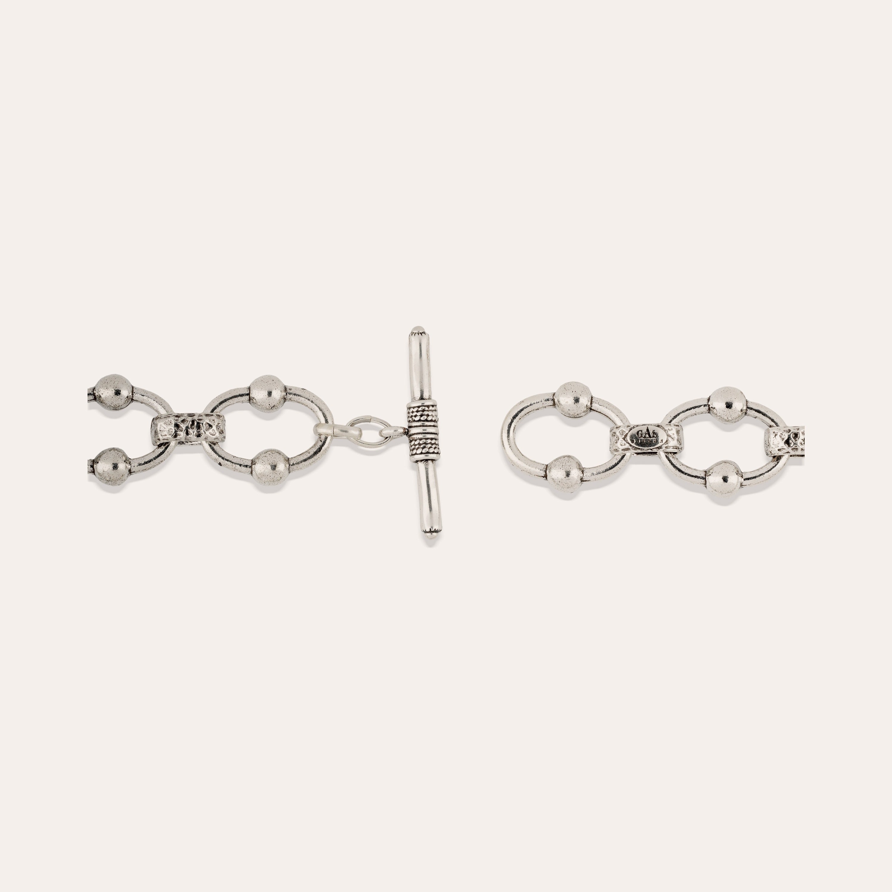 gas-bijoux-collier-rivage-argent-cha-ne-maillons-ovales-vintage-avec-charms-mira image 3
