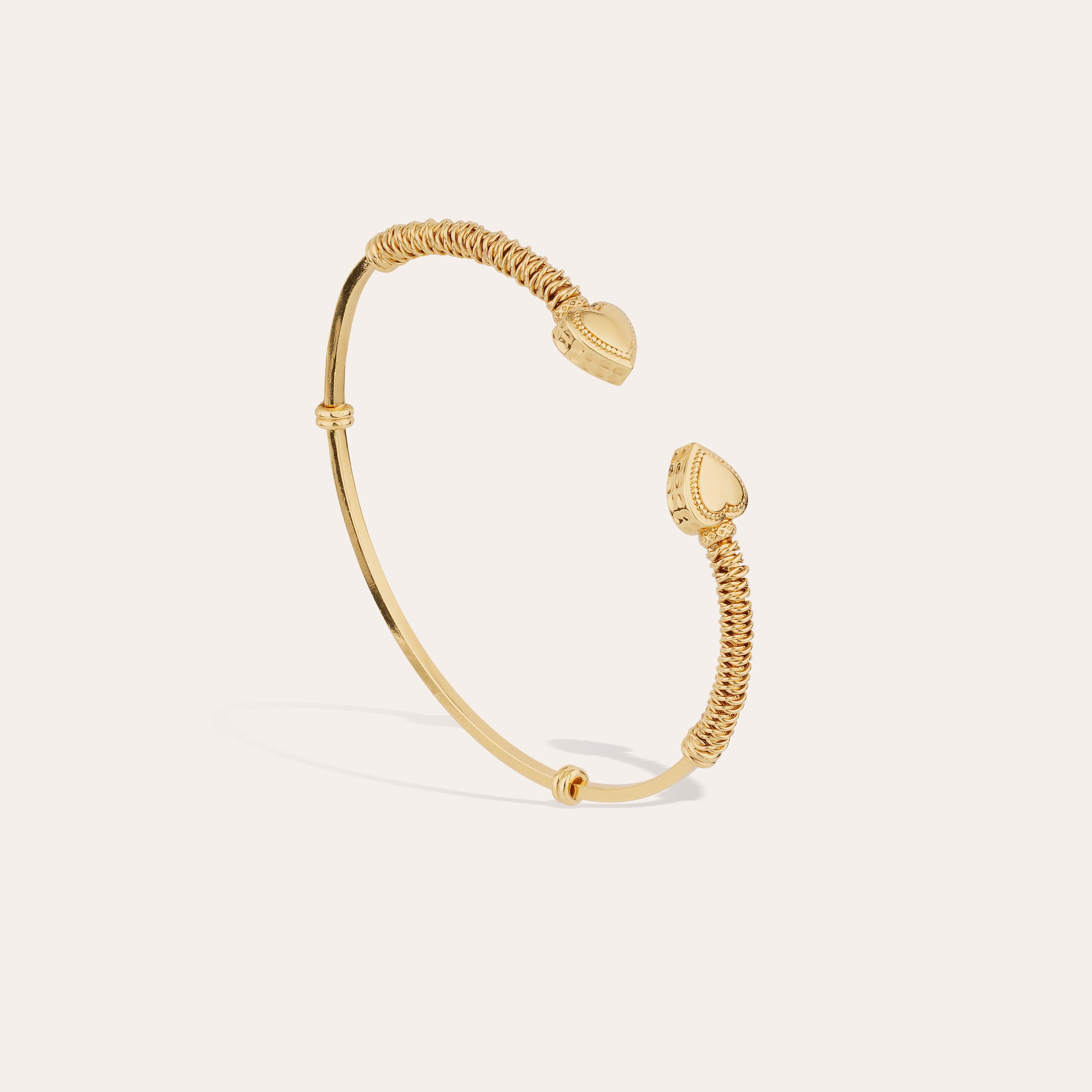 gas-bijoux-bracelet-jonc-duality-amore-dor-l-or-fin-deux-c-urs-grav-s-sertis-de- image 3