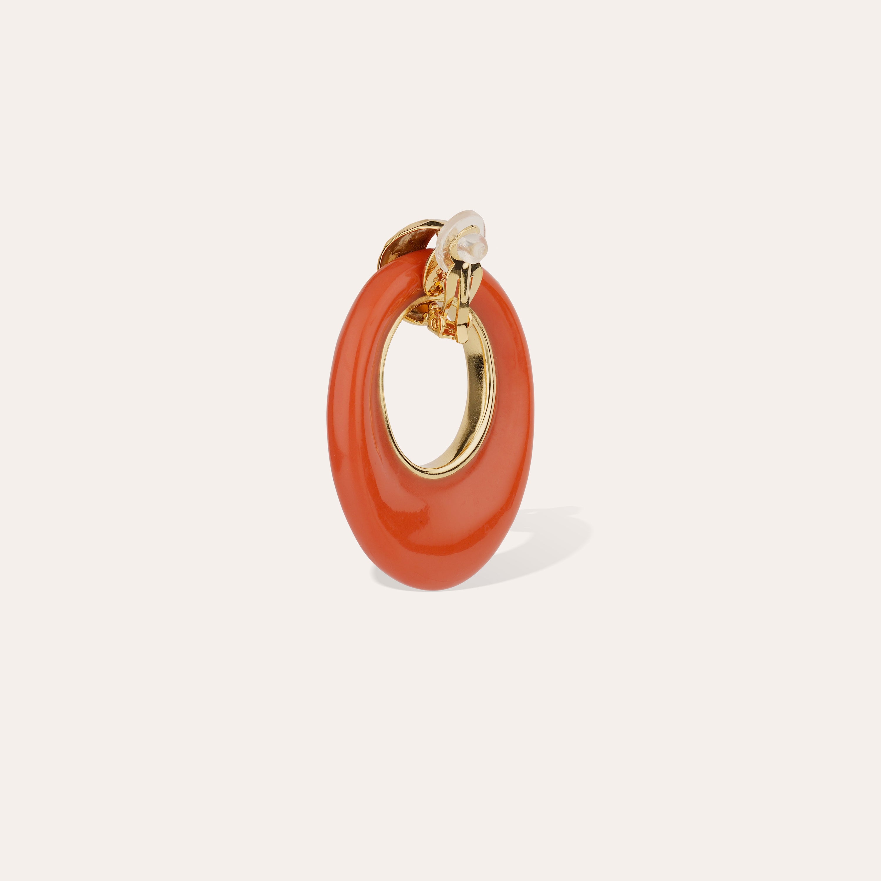 gas-bijoux-selva-boucles-d-oreilles-petit-mod-le-ac-tate-corail-puce-dor-e-marte image 4