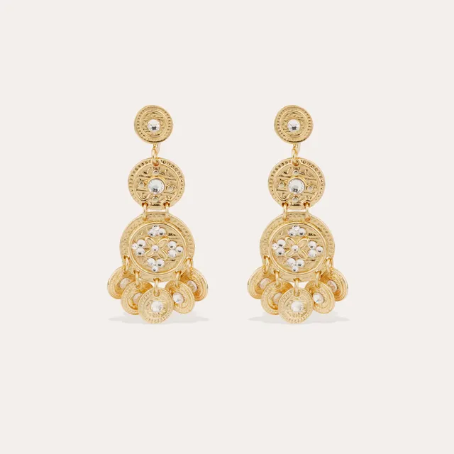 gas-bijoux-boucles-d-oreilles-sequin-trois-rangs-dor-es-2 image 1