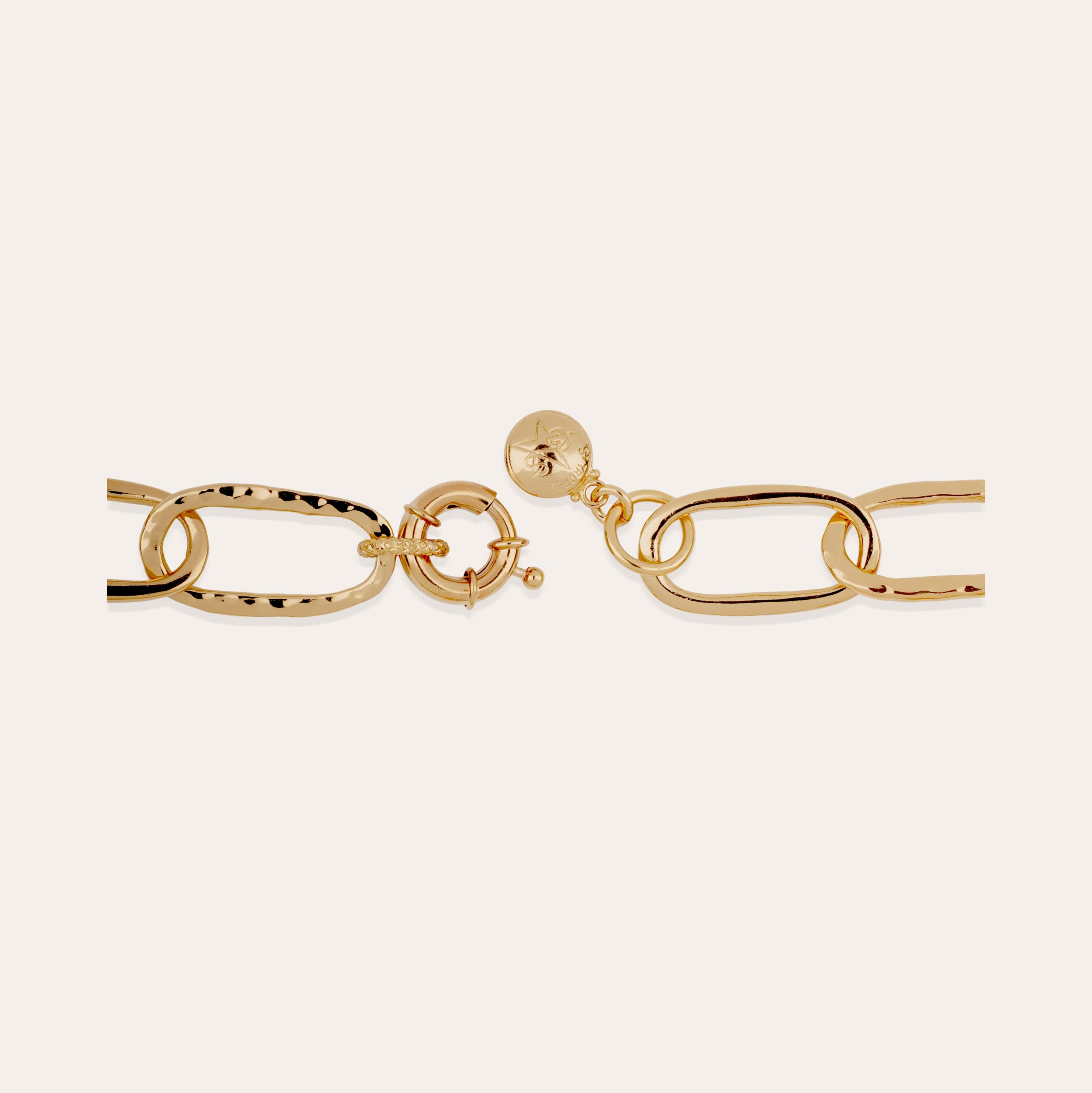gas-bijoux-collier-maille-ovale-grand-mod-le-dor-l-or-fin-taille-ajustable image 3