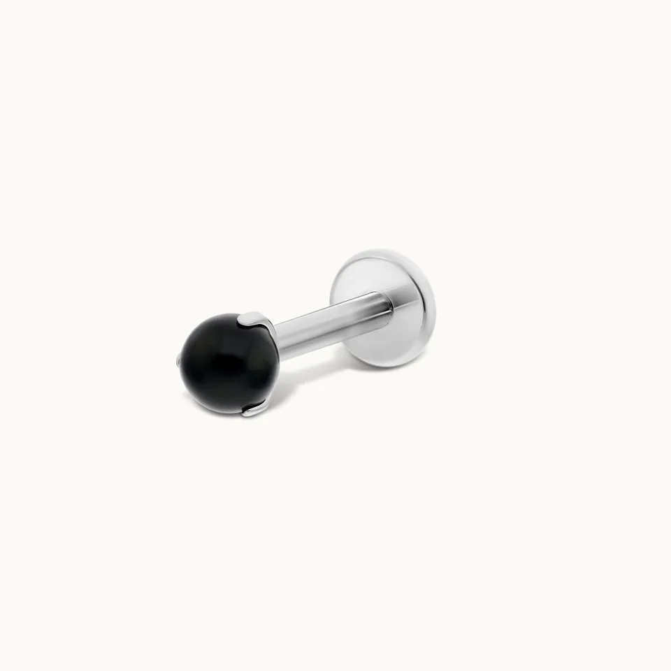 obsidian-piercing-boule-griff-e-onyx-labret-titane-grade-implantable-onyx-noir-s image 1