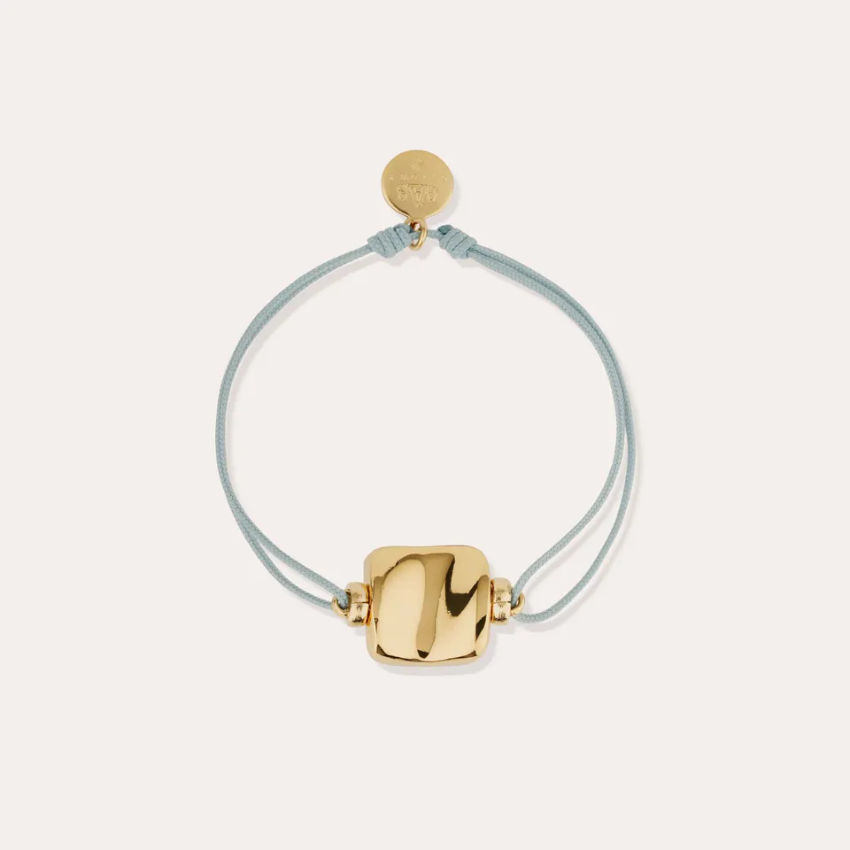 gas-bijoux-bracelet-square-mini-lien-dor-ajustable image 1