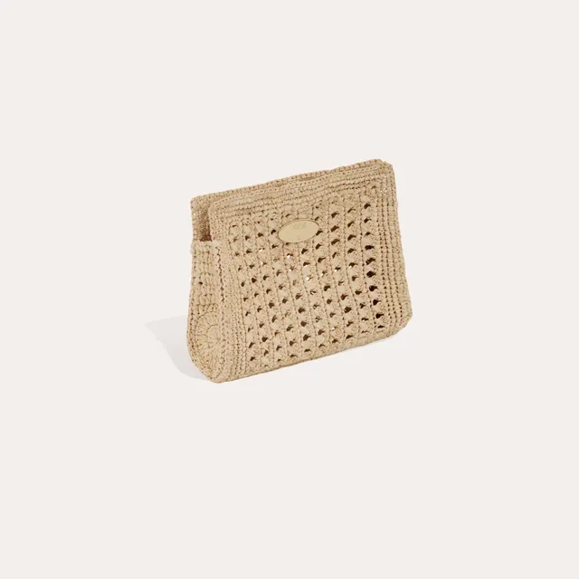 gas-bijoux-canoubiers-mini-pochette-en-raphia-avec-fleur-en-relief-couleur-al-at image 1