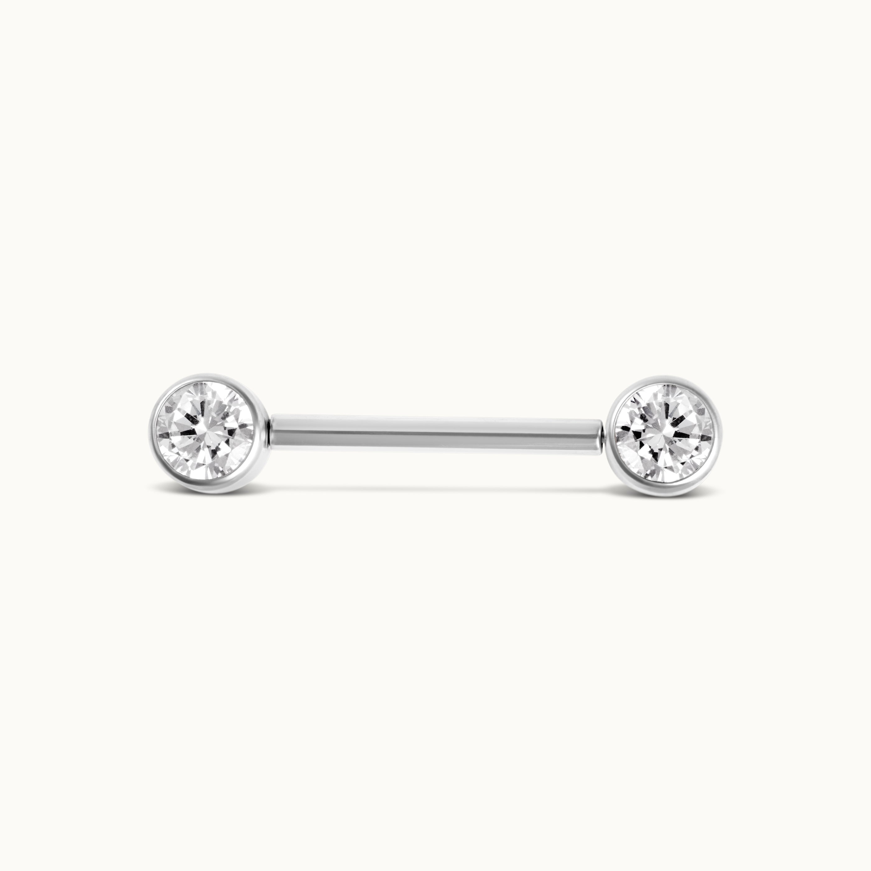 obsidian-piercing-bunda-barre-de-t-ton-droite-threadless-double-zircon-4-mm-tita image 2