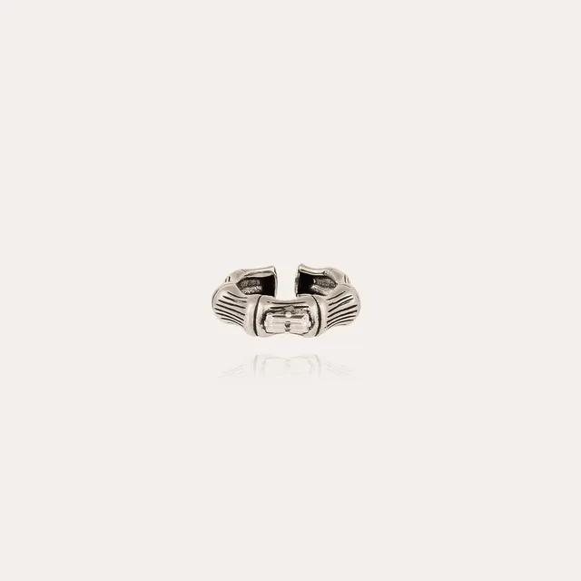 gas-bijoux-bague-bambou-jonc-strass-argent-e image 1