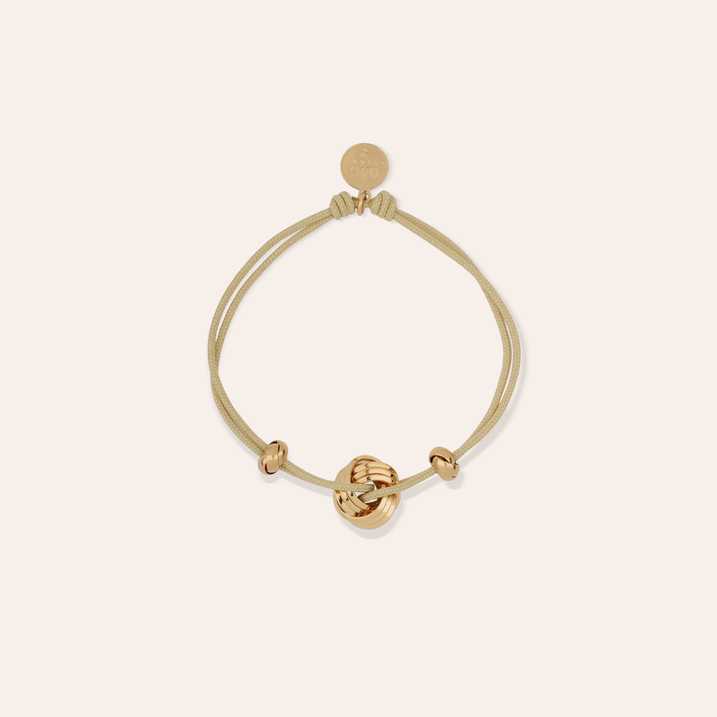 gas-bijoux-bracelet-lien-atik-dor-boucle-d-anneaux-entrelac-s-ajustable image 1