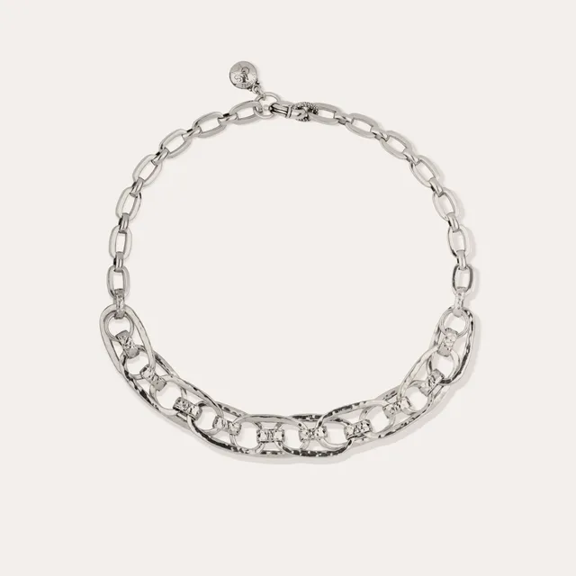 gas-bijoux-collier-maille-ovale-multi-argent image 1