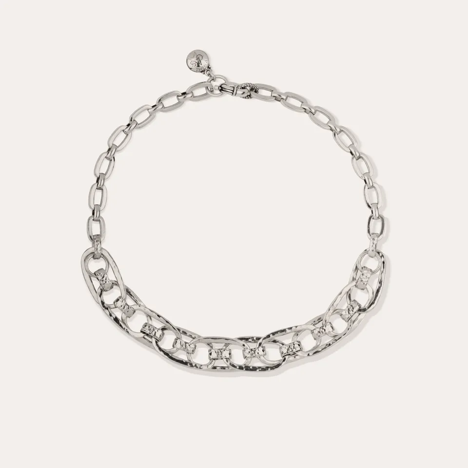 gas-bijoux-collier-maille-ovale-multi-argent image 1