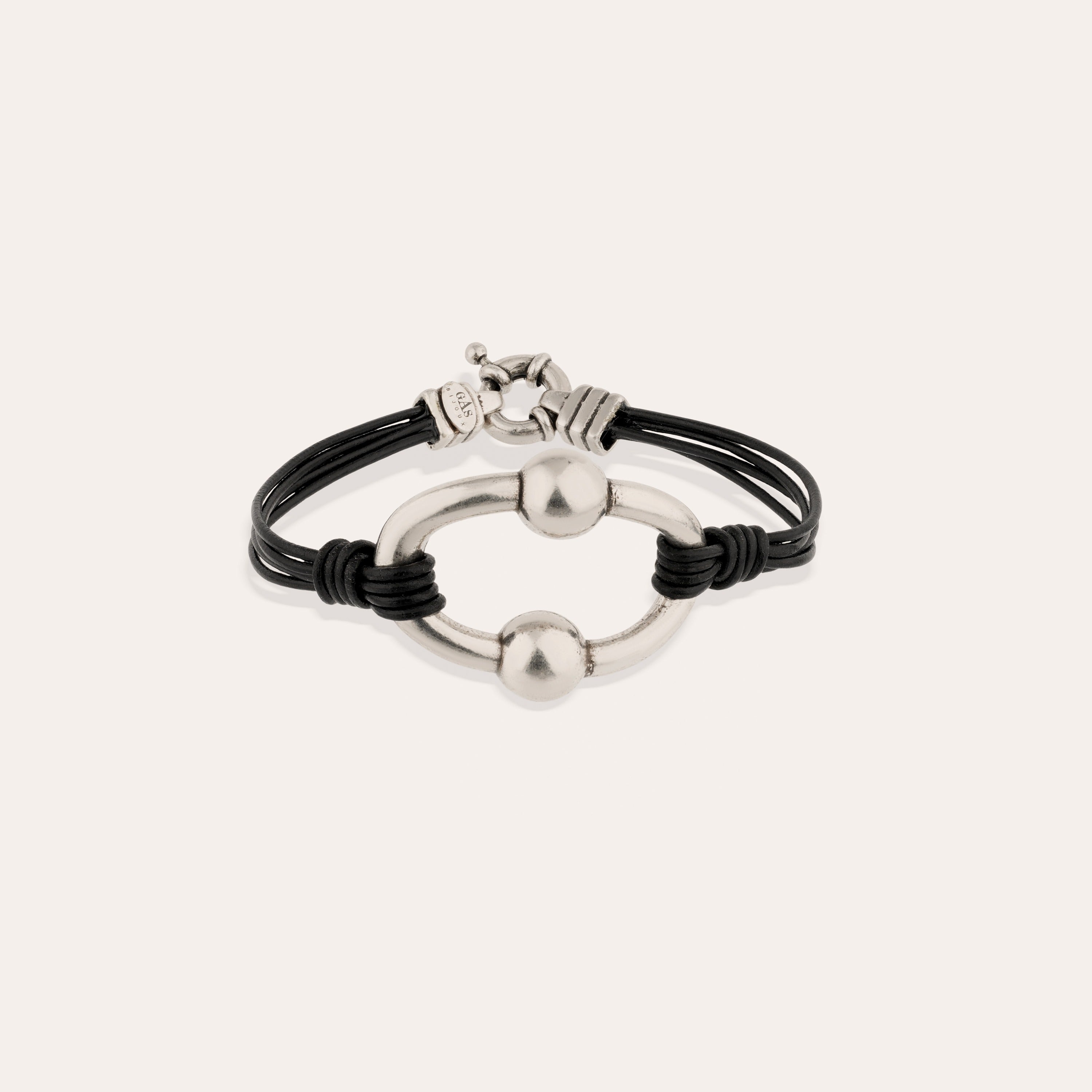 gas-bijoux-bracelet-rive-argent-en-cuir-fait-main-marseille image 1