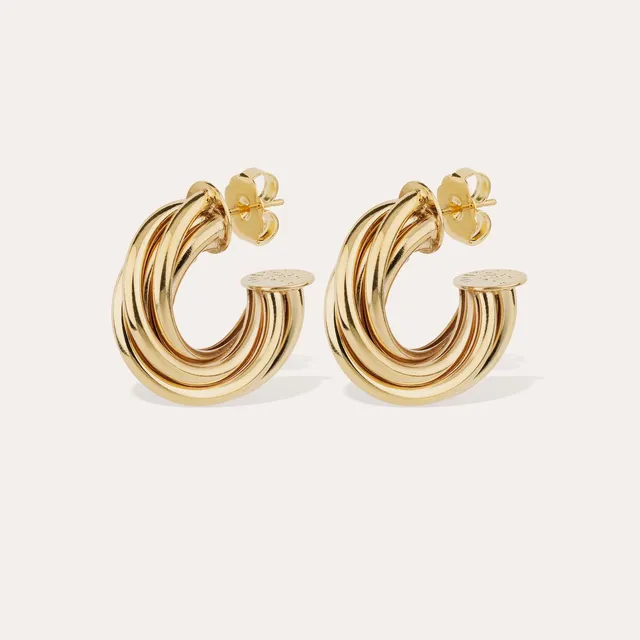 gas-bijoux-boucles-d-oreilles-cr-oles-atik-moyen-mod-le-6-anneaux-dor-s image 1