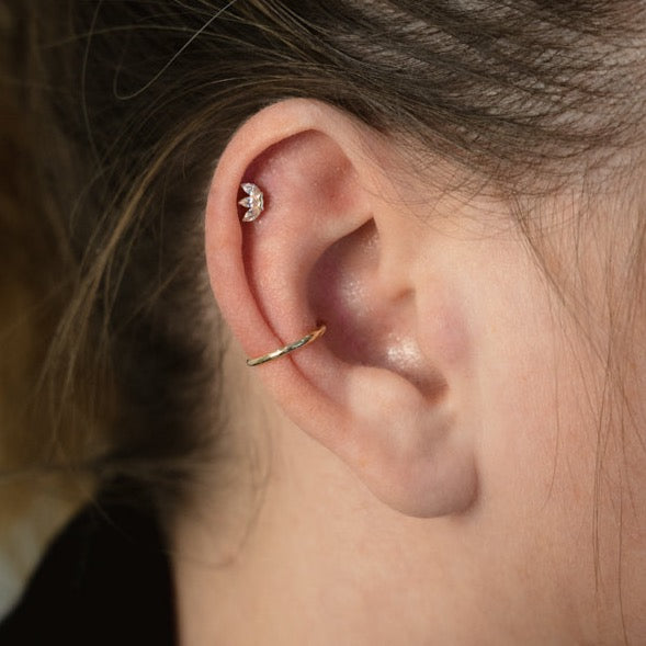 obsidian-piercing-anneau-14k-anneau-charni-re-pour-daith-h-lix-et-anti-h-lix image 2