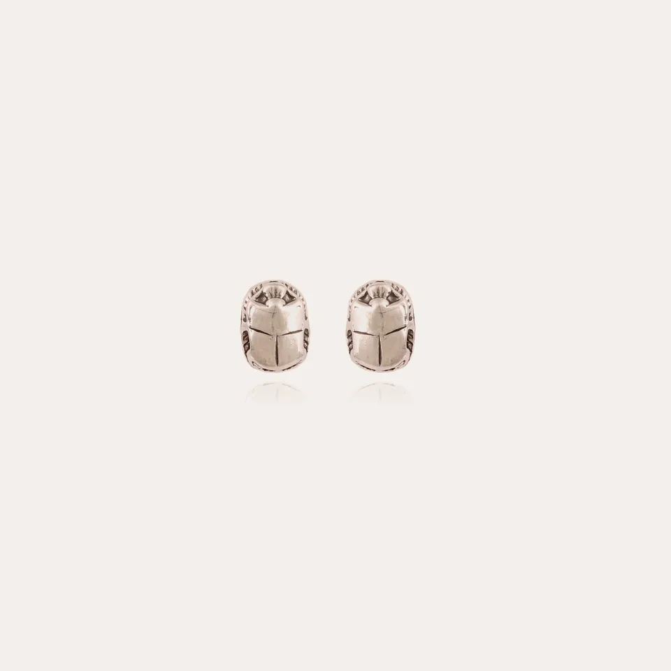 gas-bijoux-scaramouche-boucles-d-oreilles-puces-argent-es-scarab-e-grav image 1