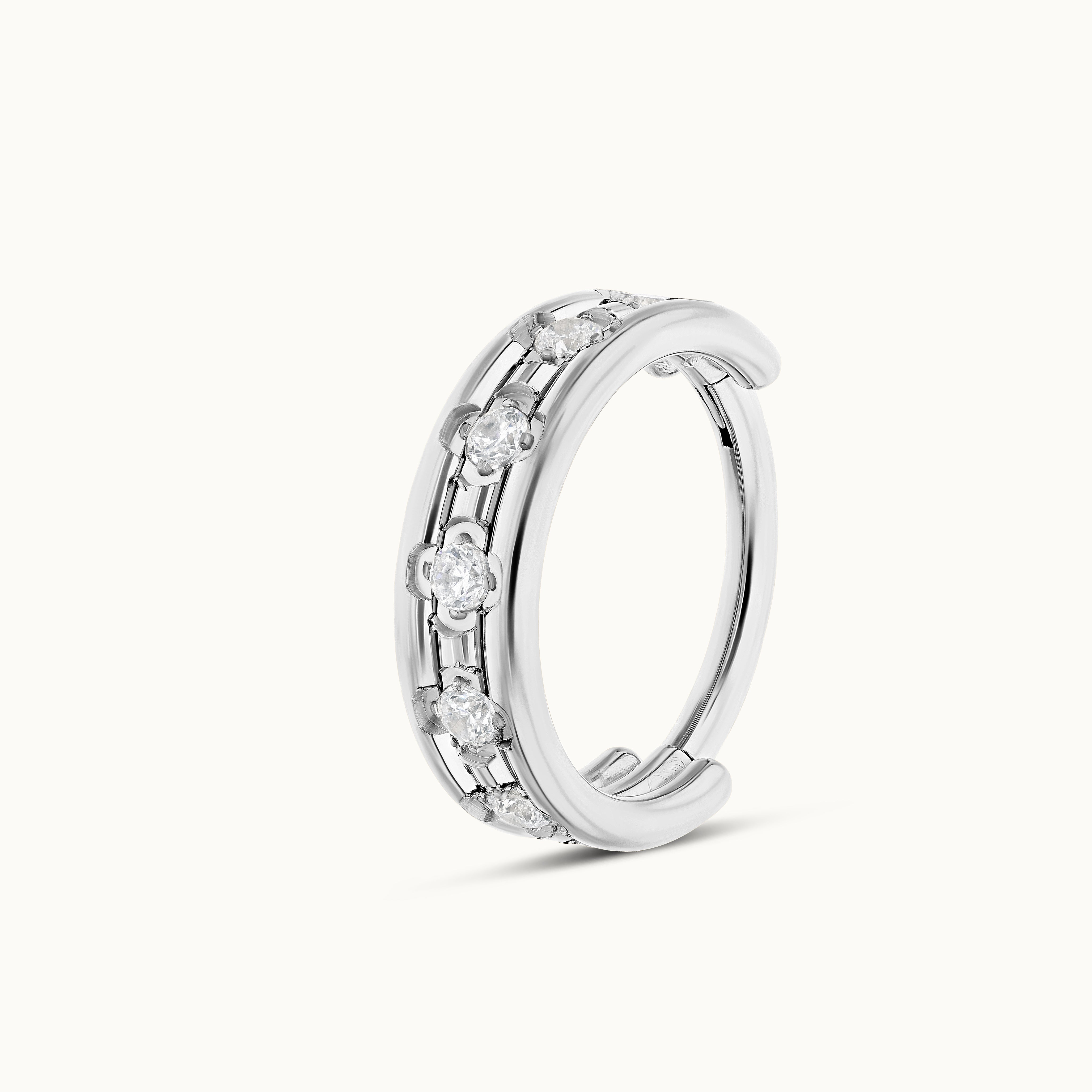 obsidian-piercing-electra-anneau-triple-rang-zircon-titane image 2