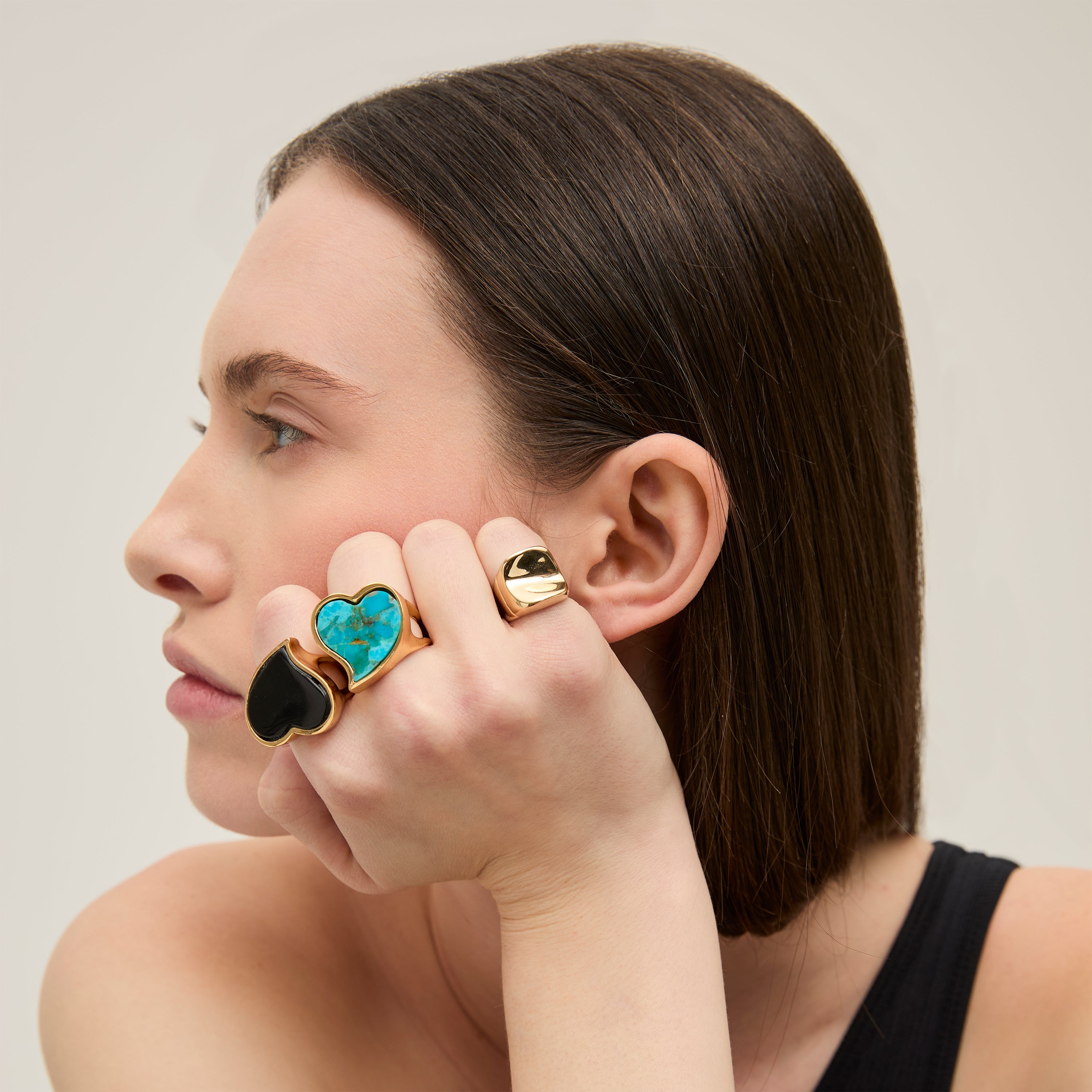 gas-bijoux-bague-mirage-mail-noir-c-ur-dor-e-l-or-fin image 3