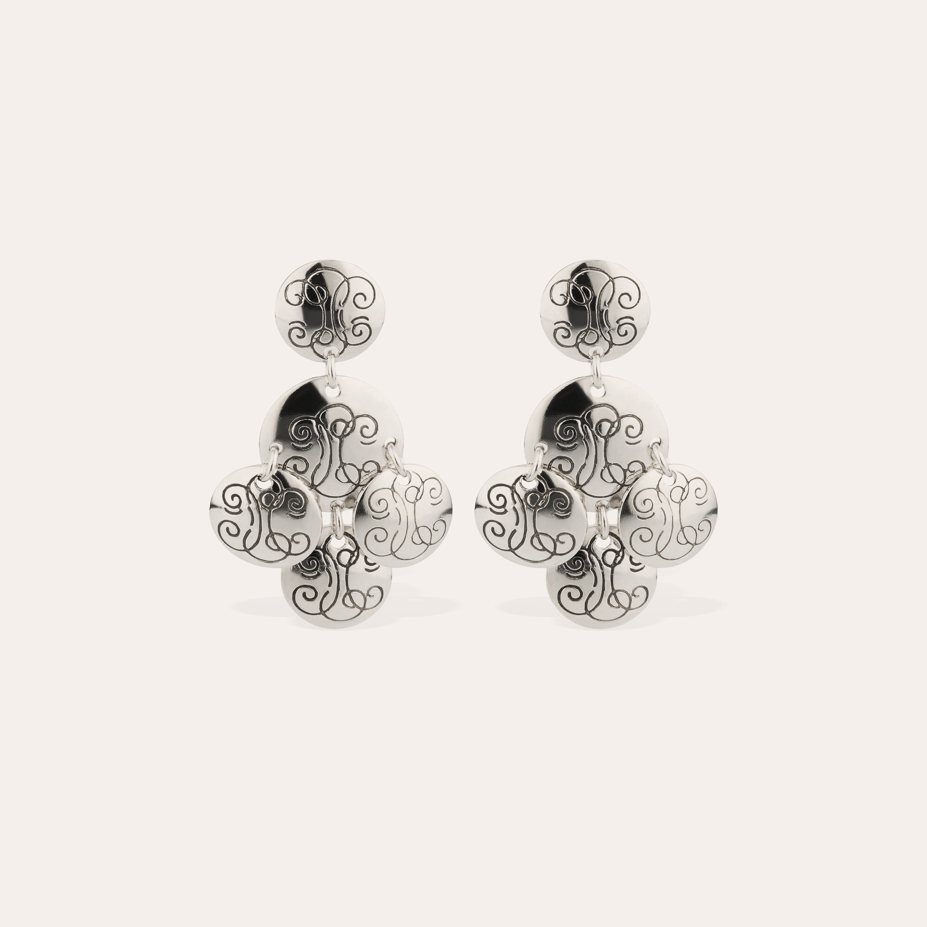 gas-bijoux-boucles-d-oreilles-sequin-diva-argent-es-m-daillons-grav-s-de-volutes image 1
