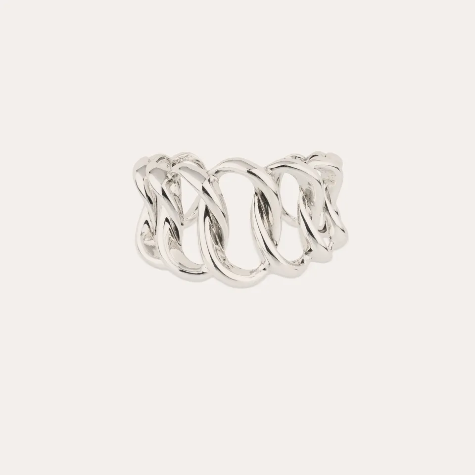gas-bijoux-bracelet-manchette-bronx-argent image 1